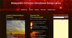 Desktop Screenshot of malayalamchristiandevotionals.com
